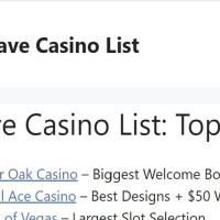 Inclave Casino List's Photo